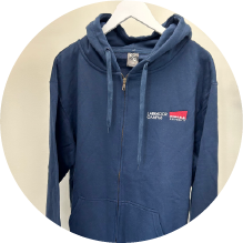 Labrador Campus Navy Full-Zip Hoodie